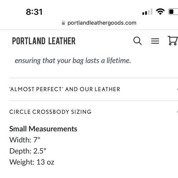 Portland Leather Goods( almost Perfect ) - Picture 8 of 9
